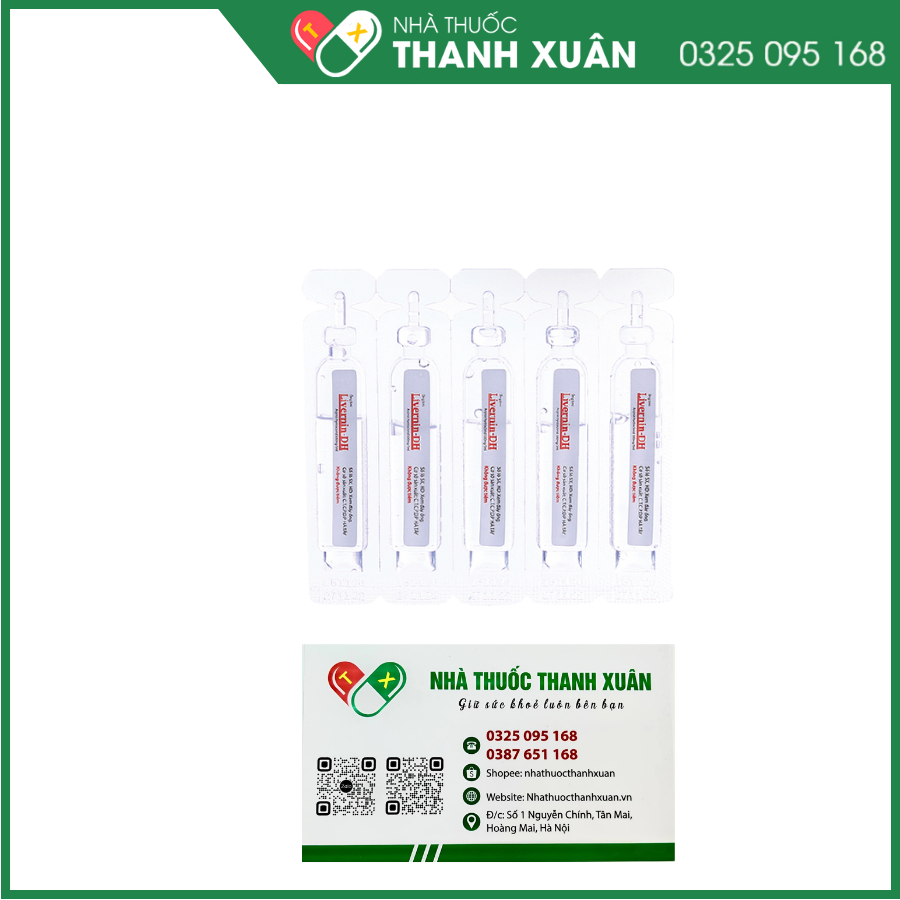 Dung dịch uống Livernin-DH 500mg/5ml hỗ trợ điều trị bệnh gan, rối loạn tiêu hóa